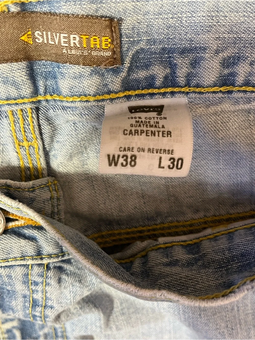 Vintage 90’s, Y2K Men’s Levis Silver Tab Distressed Jeans